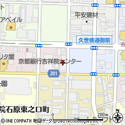 久留米運送京都店周辺の地図