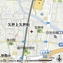 京都府京都市南区久世上久世町613周辺の地図
