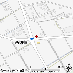 愛知県安城市二本木町西切替周辺の地図