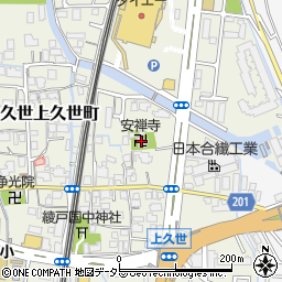 安禅寺周辺の地図