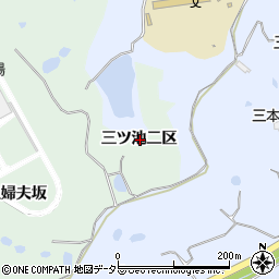 愛知県知多郡東浦町緒川三ツ池二区周辺の地図
