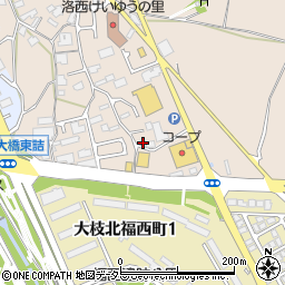 京都府京都市西京区大枝東長町1-444周辺の地図