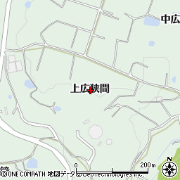 愛知県知多郡東浦町緒川上広狭間周辺の地図