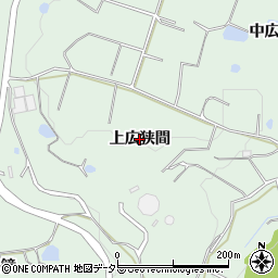愛知県東浦町（知多郡）緒川（上広狭間）周辺の地図