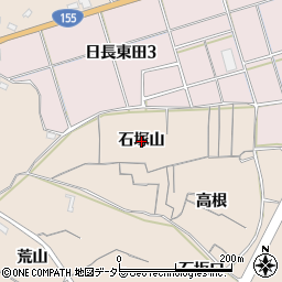 愛知県知多市日長（石塚山）周辺の地図