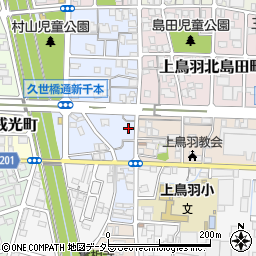 京都府京都市南区上鳥羽南村山町32周辺の地図