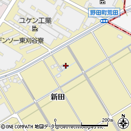 愛知県刈谷市野田町新田76周辺の地図