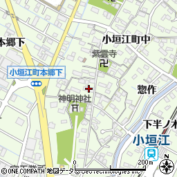 愛知県刈谷市小垣江町下80周辺の地図
