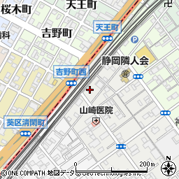 ジャクエツ静岡店周辺の地図