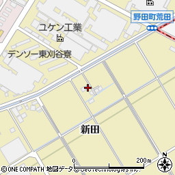 愛知県刈谷市野田町新田71周辺の地図