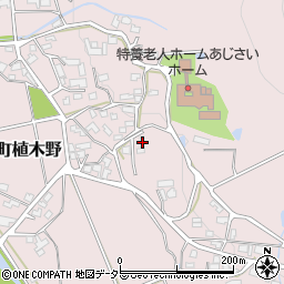 兵庫県姫路市安富町植木野358周辺の地図