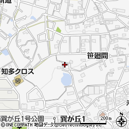 愛知県知多市八幡笹廻間36周辺の地図