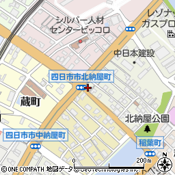 吉野家名四四日市店周辺の地図