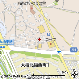 京都府京都市西京区大枝東長町1-438周辺の地図