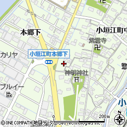 愛知県刈谷市小垣江町下100周辺の地図