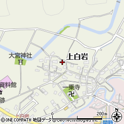 静岡県伊豆市上白岩509-2周辺の地図