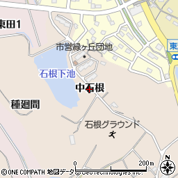愛知県知多市日長（中石根）周辺の地図