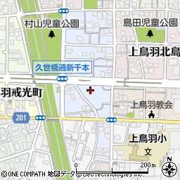 京都府京都市南区上鳥羽南村山町39周辺の地図