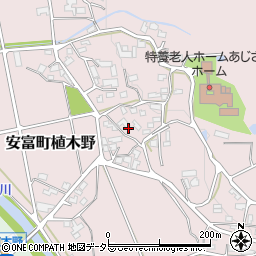 兵庫県姫路市安富町植木野395周辺の地図