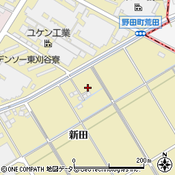 愛知県刈谷市野田町新田77周辺の地図