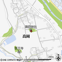 兵庫県神崎郡福崎町高岡1226周辺の地図