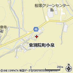 京都府亀岡市東別院町小泉朽ケ谷60周辺の地図
