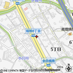 ココデリフォーム　岡崎北店周辺の地図