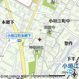 愛知県刈谷市小垣江町下112周辺の地図