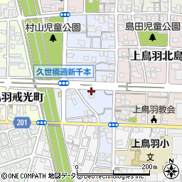 京都府京都市南区上鳥羽南村山町26周辺の地図