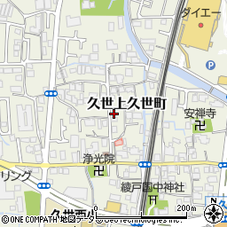 京都府京都市南区久世上久世町283周辺の地図