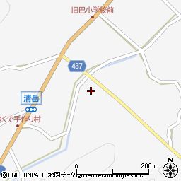 愛知県新城市作手清岳上藪下周辺の地図