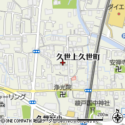 京都府京都市南区久世上久世町239周辺の地図