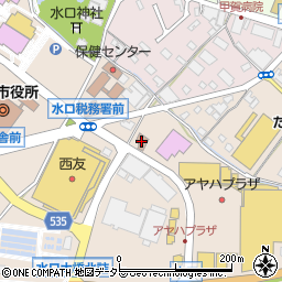 甲賀市商工会周辺の地図