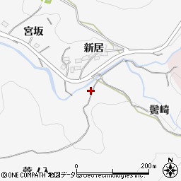 愛知県岡崎市箱柳町引狭間周辺の地図