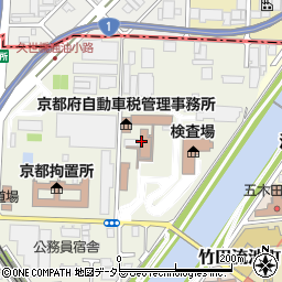 自動車検査独立行政法人近畿検査部京都事務所周辺の地図