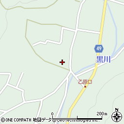 兵庫県三田市乙原92周辺の地図