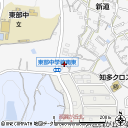 愛知県知多市八幡池下117周辺の地図