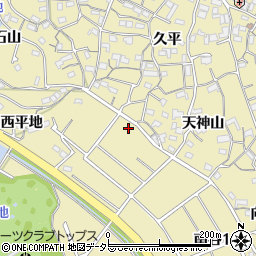 愛知県知多市岡田（棚松）周辺の地図