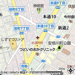 静岡県静岡市葵区本通西町26周辺の地図