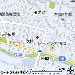 愛知県知多郡東浦町石浜吹付2-112周辺の地図