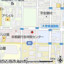 京都信用金庫上鳥羽支店周辺の地図