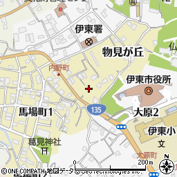 静岡県伊東市物見が丘5周辺の地図
