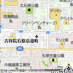 京都府京都市南区吉祥院石原京道町25周辺の地図