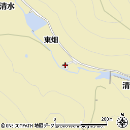 兵庫県川辺郡猪名川町清水東畑3周辺の地図