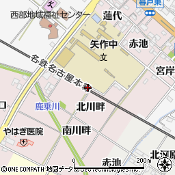 愛知県岡崎市暮戸町流レ周辺の地図