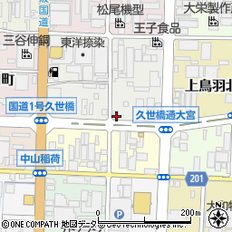京都府京都市南区上鳥羽北花名町47周辺の地図