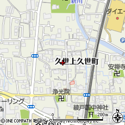 京都府京都市南区久世上久世町233周辺の地図