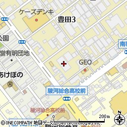 アルフレッサ静岡事業所周辺の地図