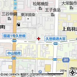カワイ京都ショップ周辺の地図