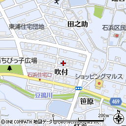 愛知県知多郡東浦町石浜吹付2-109周辺の地図